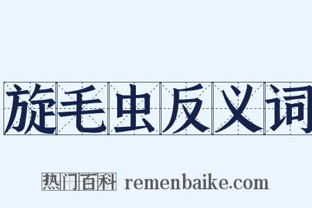 旋毛虫反义词是什么意思的图片